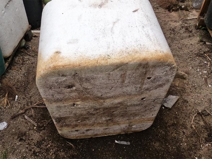 styrofoam with holes